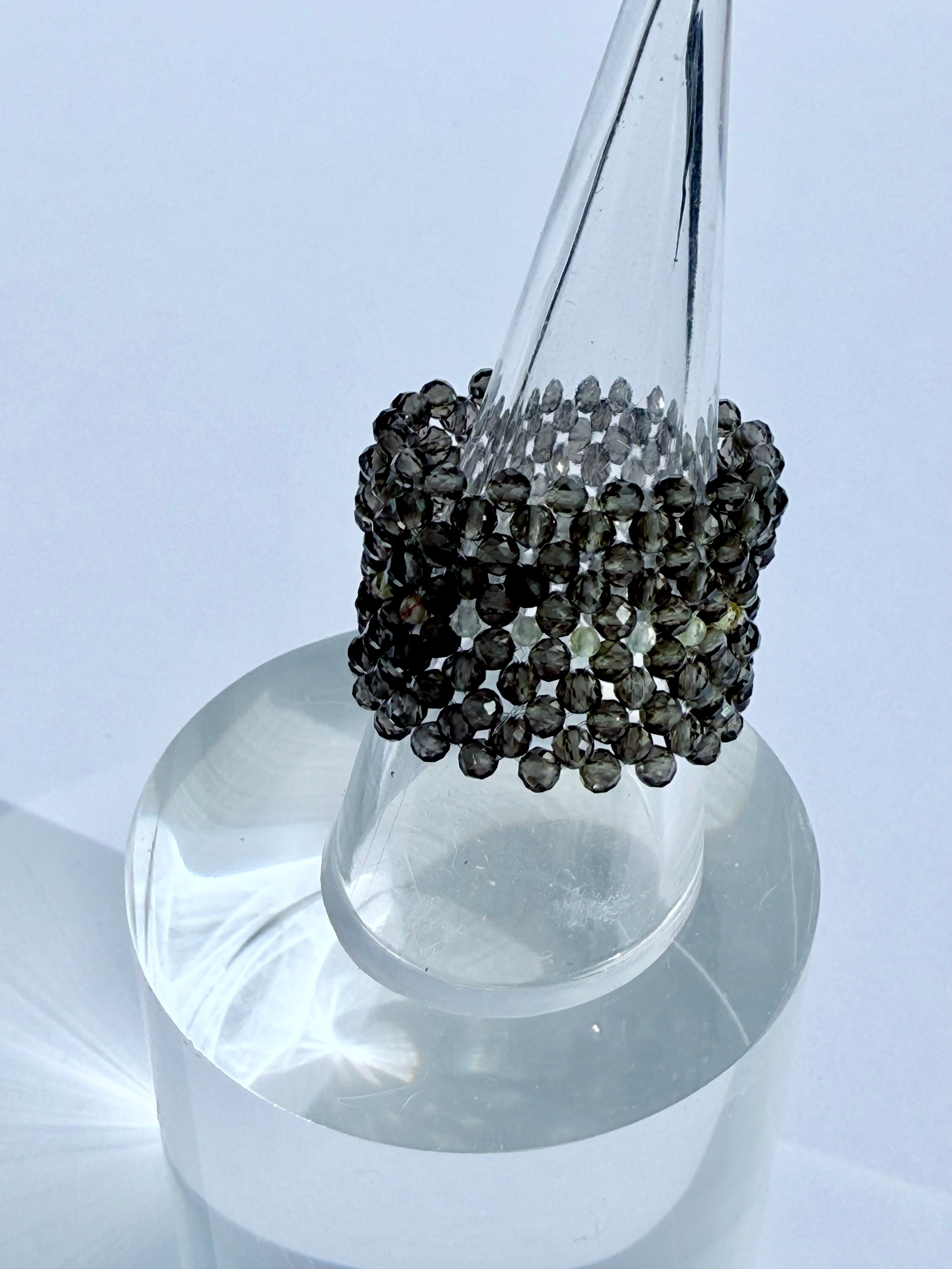 Smoky Quartz and Citrine ring