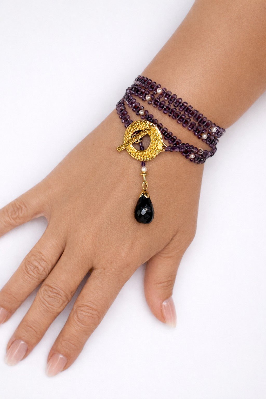Triad - Amethyst & Pearl - Carla Ciminera