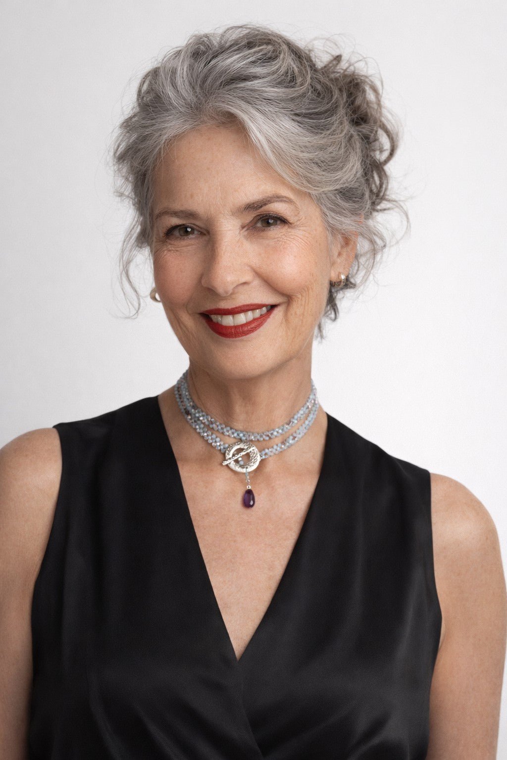 Triad - Aquamarine and Amethyst - Carla Ciminera